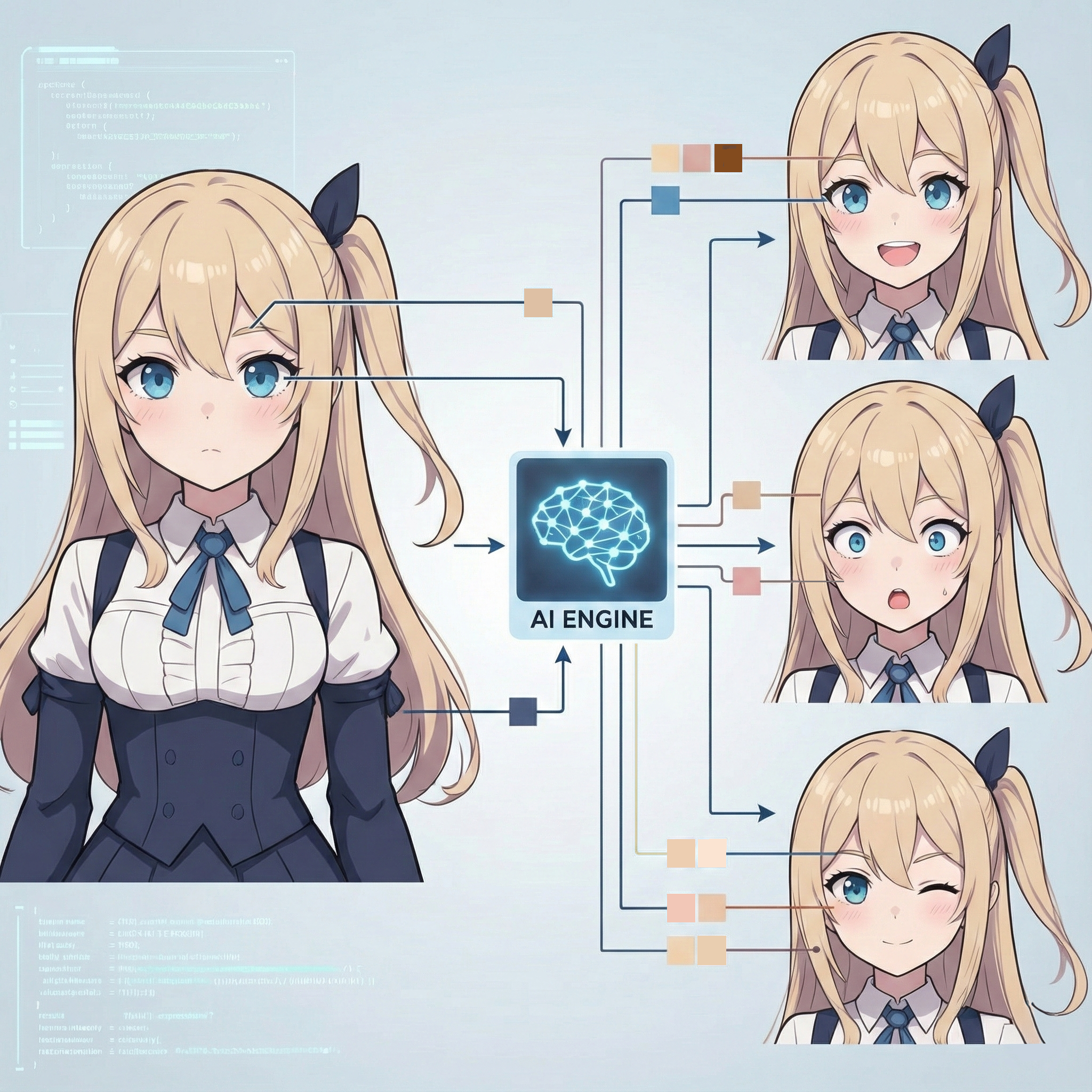 元の特徴を保持